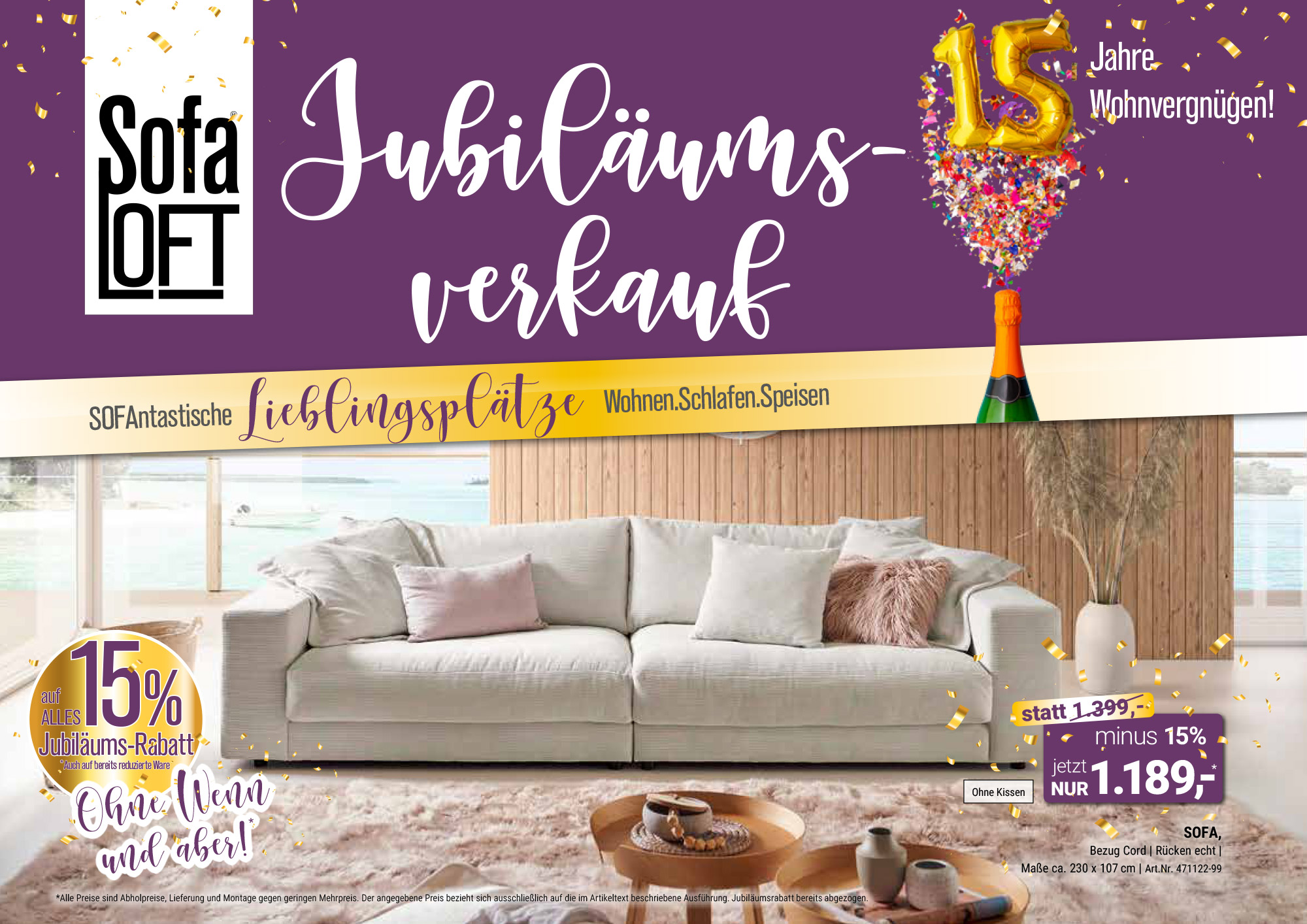 SofaLOFT Hannovers größtes Wohnzimmer